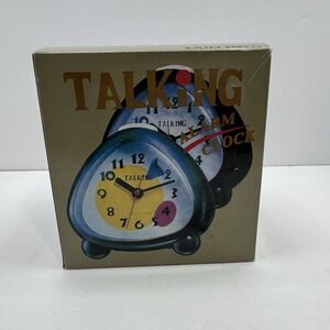 Retro Talking Clock Ultmost - Battery Operated 1980s NOS Tested Working Vintage